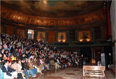 Vista del Gran Anfiteatro del Colegio de Médicos de Madrid